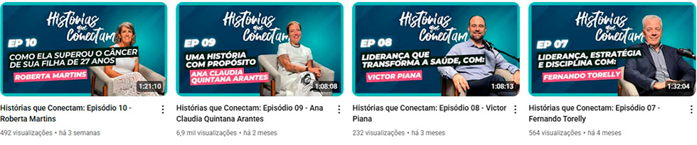 Gestão de Canal do Youtube - Episódios
